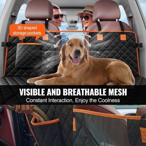 512 x 27.6 in Dog Car Seat Cover for Back Seat Waterproof 600D for SUV – 700 MM