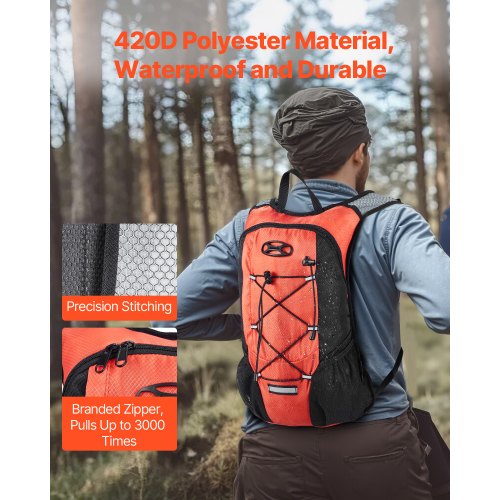 Hydration Backpack with 2L TPU Water Bladder Hydration Pack Backpack