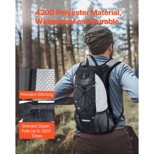 Hydration Backpack with 2L TPU Water Bladder Hydration Pack Backpack