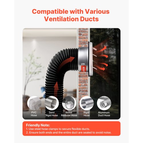 4 inch Wall Vent Cover Louvered Square AC Vent Gable Cover Premium