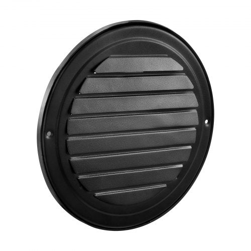 6 inch Wall Vent Cover Louvered Round AC Vent Gable Cover Premium
