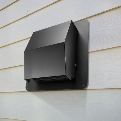 8 inch Hooded Wall Vent Cover Square AC Vent Gable Cover Premium SPCC