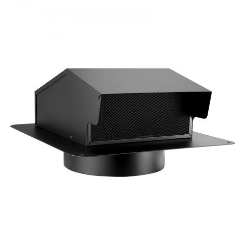 8 inch Hooded Wall Vent Cover Square AC Vent Gable Cover Premium SPCC