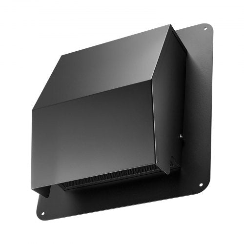 8 inch Hooded Wall Vent Cover Square AC Vent Gable Cover Premium SPCC