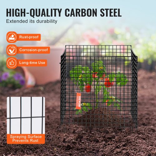 10 Pack Plant Protector from Animals 12 x 12 Chicken Wire Plant