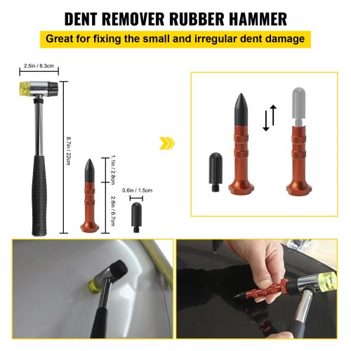 Rods Dent Removal Kit 20 Pcs Paintless Dent Repair Rods Stainless Steel