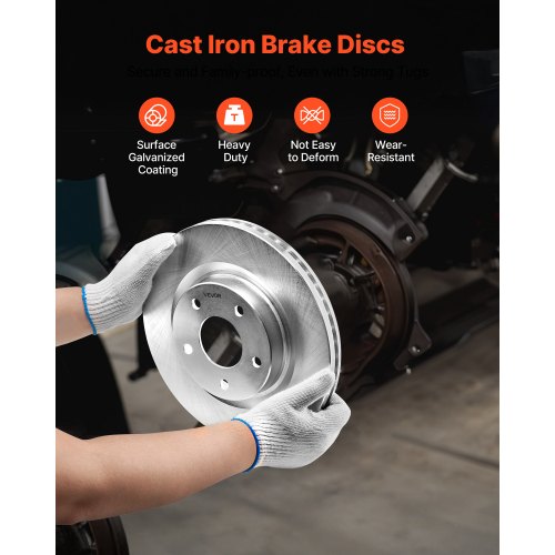 Front and Rear Brake Kit Compatible with 2013 Nissan Altima Base SL SV