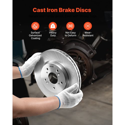 Front Rear Brake Kit Compatible with 20122016 Honda CRV AWD Models