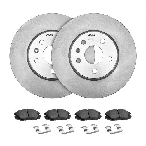 Front and Rear Brake Kit Compatible with 20102017 Chevrolet Equinox