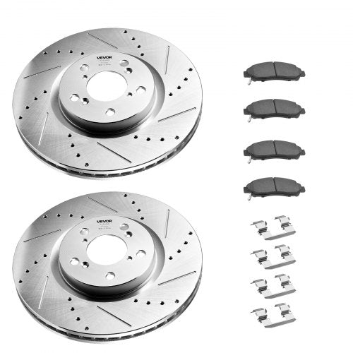 Front and Rear Brake Kit Compatible with 20072013 Acura MDX 20102013