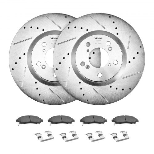 Front and Rear Brake Kit Compatible with 20072013 Acura MDX 20102013