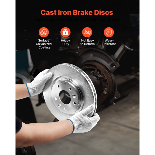 Front and Rear Brake Kit Compatible with 20142015 Nissan Rogue 2 Row