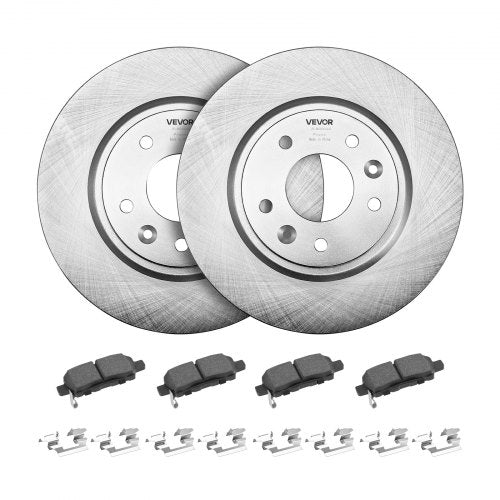 Front and Rear Brake Kit Compatible with 20142015 Nissan Rogue 2 Row
