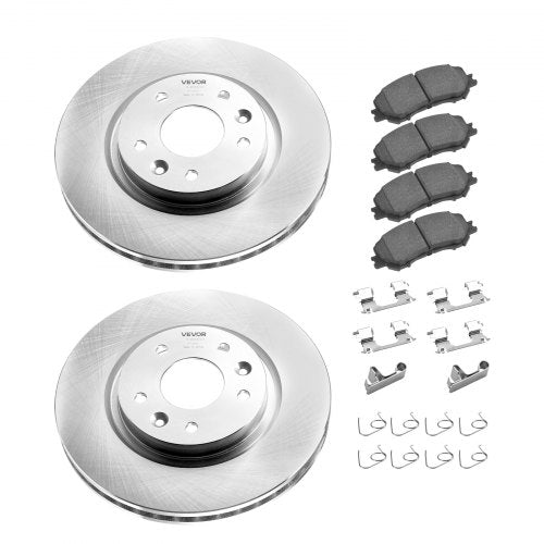 Front and Rear Brake Kit Compatible with 20142015 Nissan Rogue 2 Row