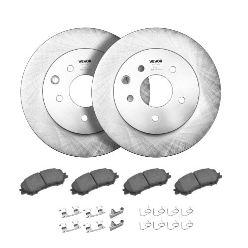 Front and Rear Brake Kit Compatible with 20142015 Nissan Rogue 2 Row