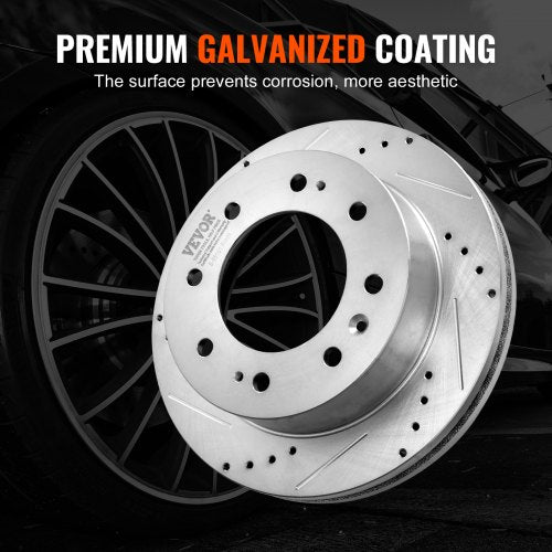 Front Brake Kit Compatible with 20112019 Chevy Silverado GMC Sierra 2500