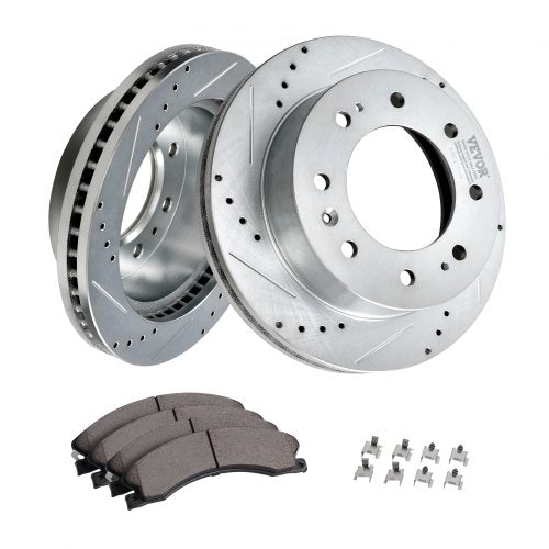 Front Brake Kit Compatible with 20112019 Chevy Silverado GMC Sierra 2500
