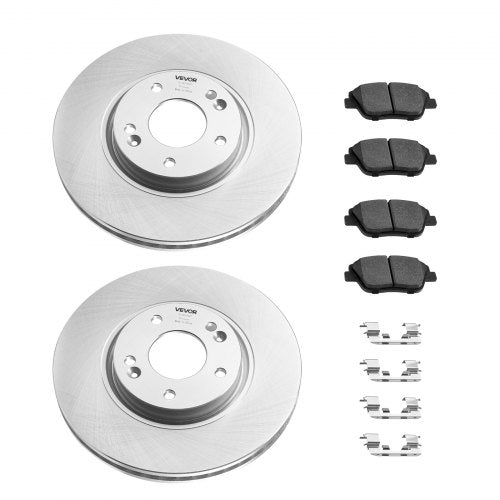 Front Rear Brake Kit Compatible with 20112014 Hyundai Sonata 2015