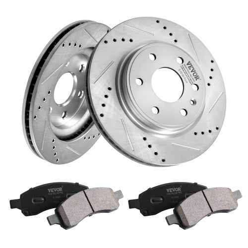 Front Brake Kit Compatible with 20072017 Chevy Traverse Buick Enclave GMC