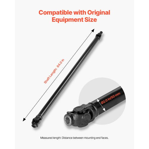 Front Drive Shaft 640 Prop Shaft Driveshaft Assembly Compatible with 20142016