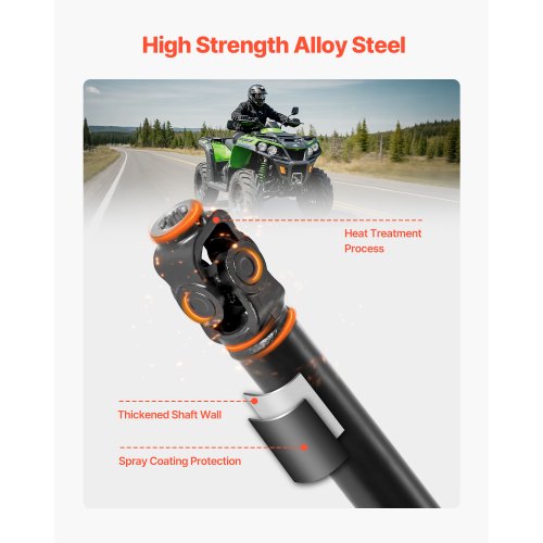 Front Drive Shaft 640 Prop Shaft Driveshaft Assembly Compatible with 20142016