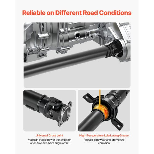 Rear Drive Shaft 830841 Prop Shaft Driveshaft Assembly Compatible with 19972001