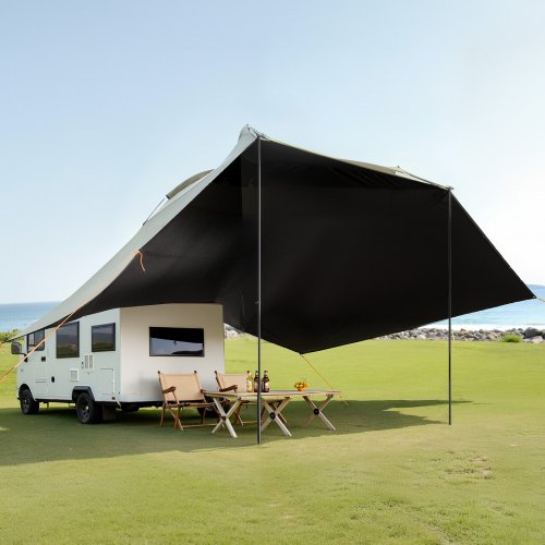 Vehicle Awning Large 10 x 7 Shade Coverage Car Side Awning PU2000mm