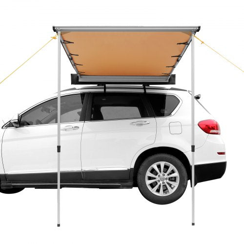 Car Side Awning Large 66 x 82 Shade Coverage Vehicle Awning PU3000mm