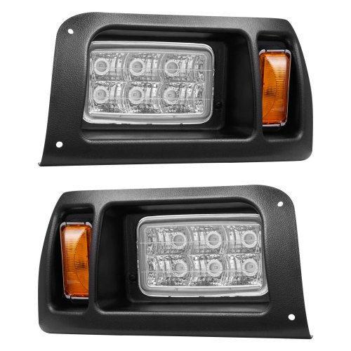 Golf Cart Light Kit 12 Volt Street Legal LED Headlight and Taillight Kit