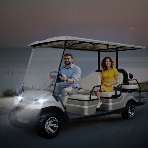 Golf Cart Light Kit 12V LED Headlight and Taillight Kit with Wiring