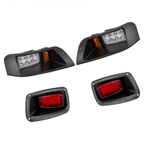Golf Cart Light Kit 12V LED Headlight and Taillight Kit with Wiring
