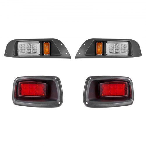 Golf Cart Light Kit 12V LED Headlight and Taillight Kit with Wiring