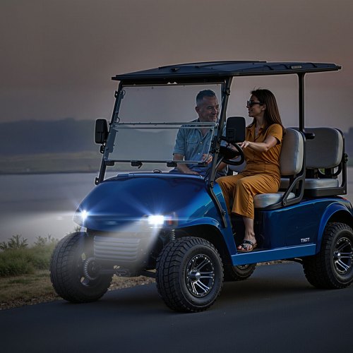 Golf Cart Light Kit 12 Volt LED Headlight and Tail Light Kit with Wiring