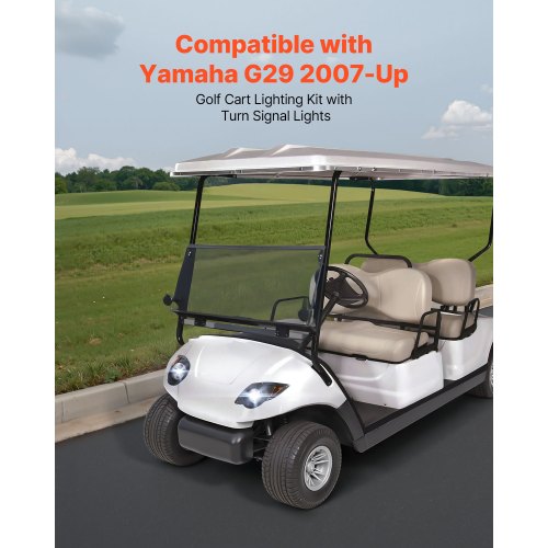 Golf Cart Light Kit 12 Volt Street Legal LED Headlight and Taillight Kit 1