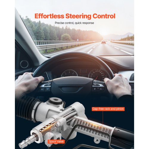 Hydraulic Power Steering Rack and Pinion Compatible with 20042006 Toyota