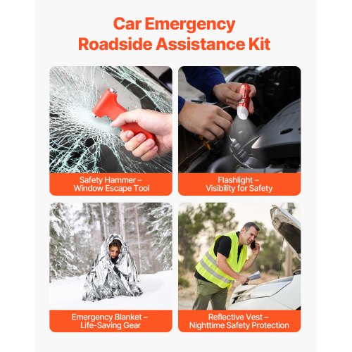 Car Emergency Kit 2in1 First Aid Kit with Jumper Cables Essential 1