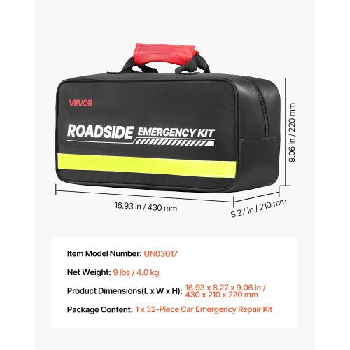 Car Emergency Kit 2in1 First Aid Kit with Jumper Cables Essential 1
