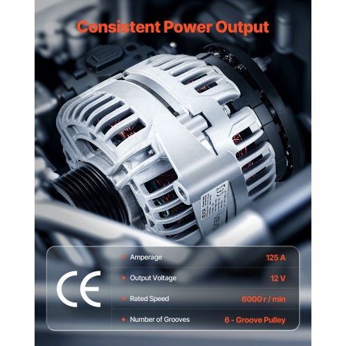 Car Alternator 11185 Fit for Chevrolet Impala LS LT 35L 20062011 Impala