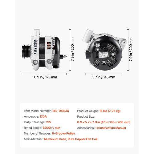 Car Alternator 11252 Fit for Buick Enclave Base 36L 20122013 Chevy