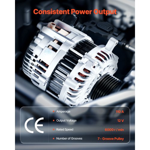 Car Alternator 11999 Compatible with Honda Accord L4 24L 20132017