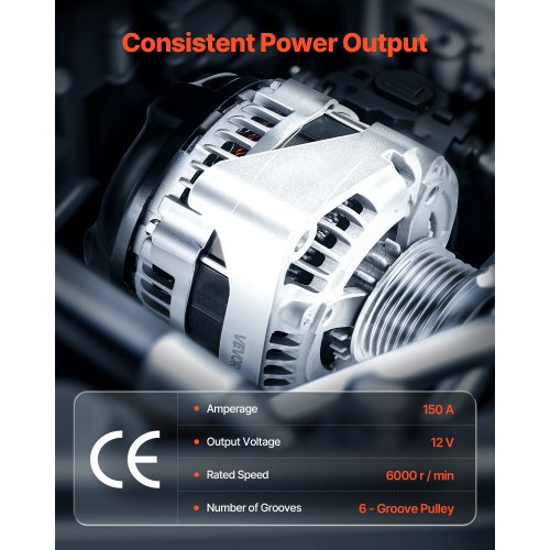 Car Alternator 84143543 Fit for Chevy Express 2500 V6 43L V8 60L