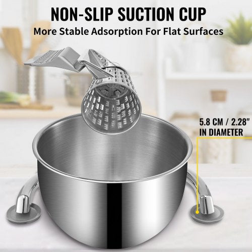 Rotary Cheese Grater Zinc Alloy Rotary Vegetable Mandoline Manual Cheese