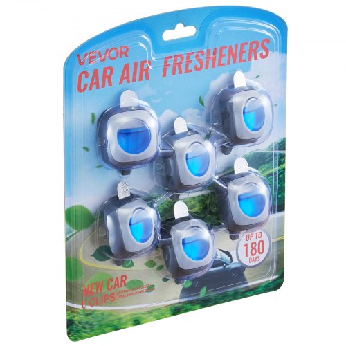 Car Air Freshener 6Pack New Car Scent Vent Clips 4ml Each LongLasting
