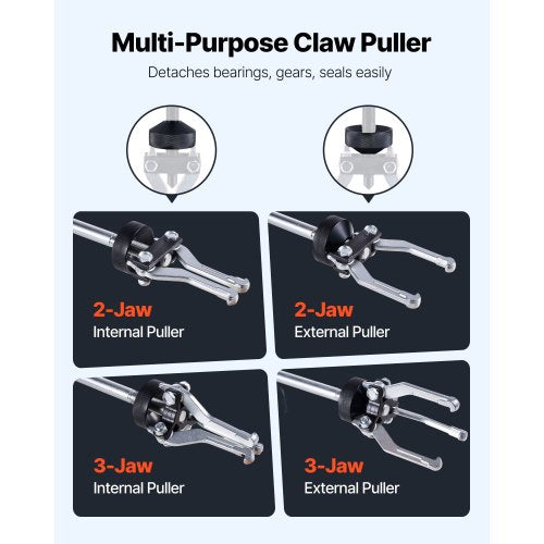 9Way Slide Hammer Puller Set 15PCS Front Wheel Hub Bearing Remover Rear