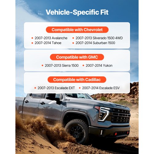 2PCS Front Wheel Bearing Hub Assembly Fit for 20072013 Chevy Avalanche