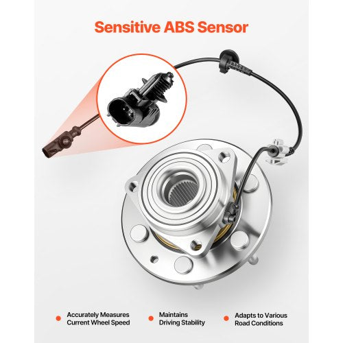 2PCS Front Wheel Bearing Hub Assembly Fit for 20072013 Chevy Avalanche