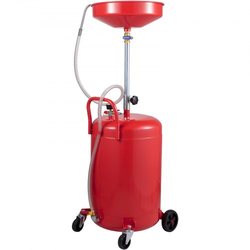Waste Oil Drain Tank 20 Gallon Portable Oil Drain Air Operated Drainer Oil