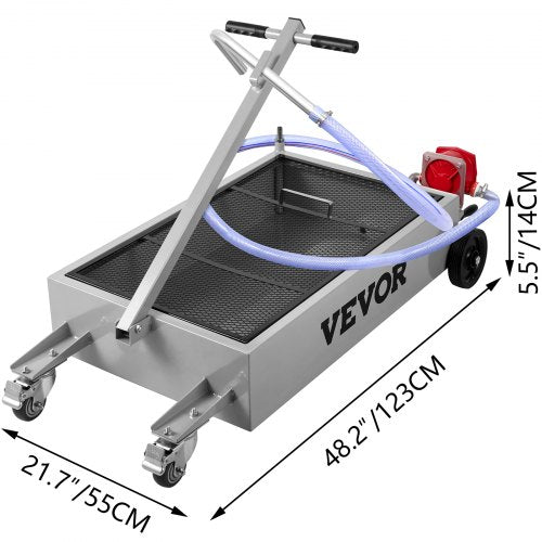 Oil Drain Pan 15 Gallon Oil Drain Tank 57L Low Profile Oil Drain Pan Large