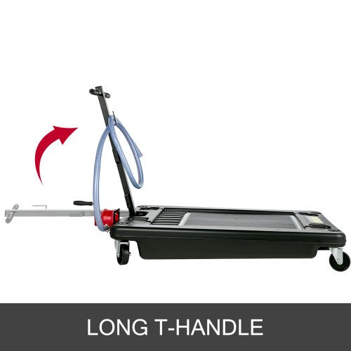 Portable Oil Drain Pan with Pump 64L Oil Drain Pan 17 Gallon Low Profile Oil