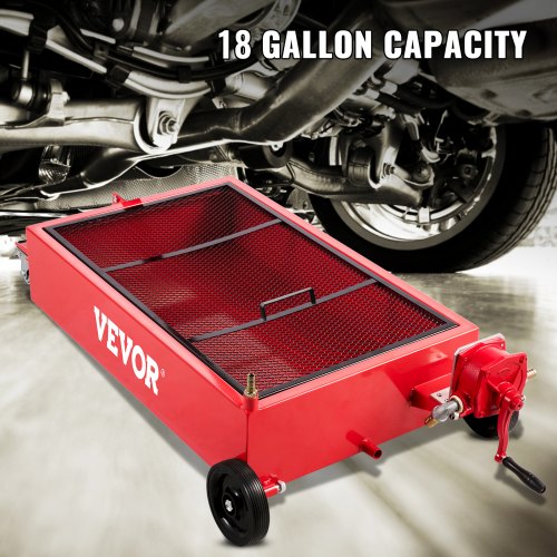 Oil Drain Pan 20 Gallon Oil Drain Tank 76L Low Profile Oil Drain Pan Large